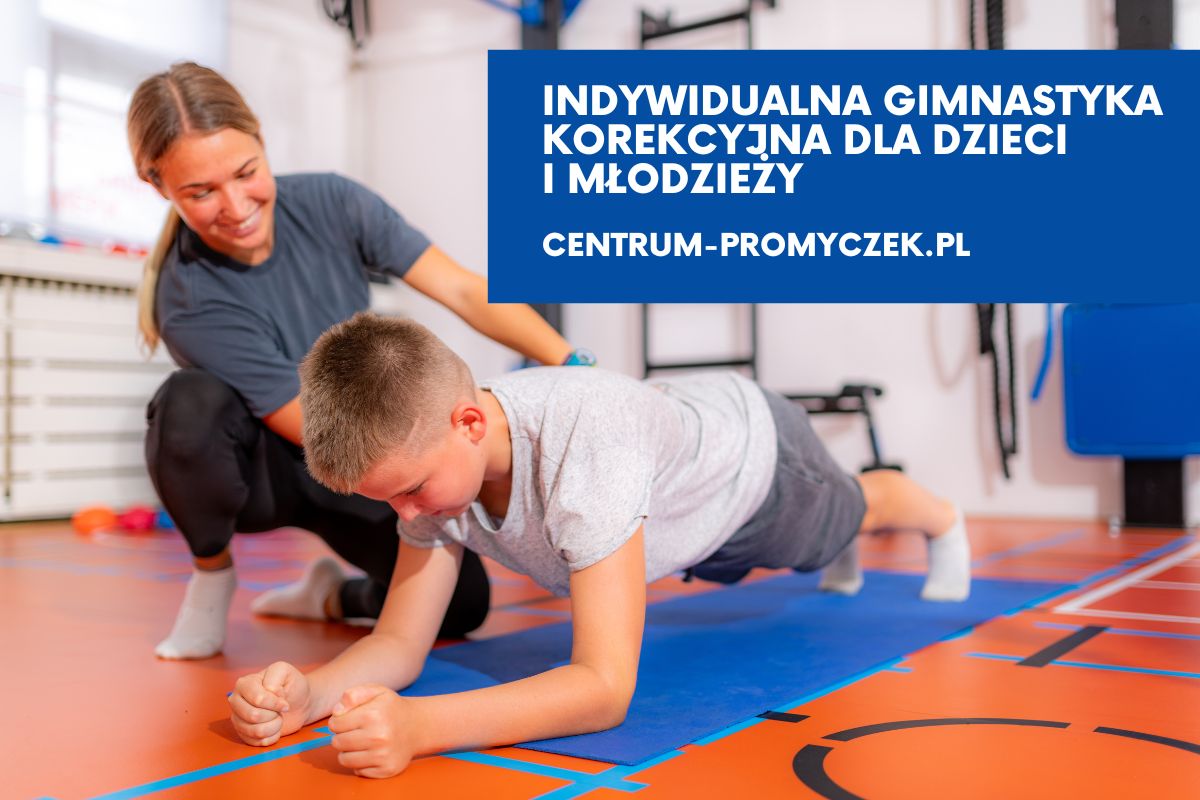 indywidualna gimnastyka korekcyjna dla dzieci i młodzieży andrychow centrum promyczek